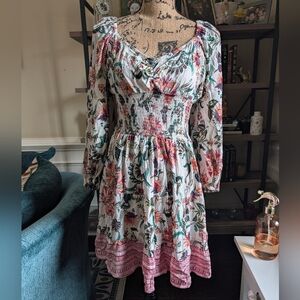 Floral Smocked Dress